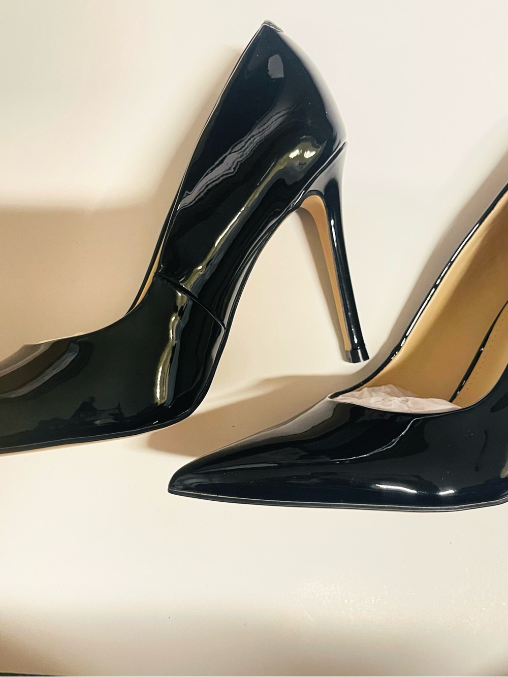 Nine West Classic Black Patent Pointed-Toe Stiletto Fresh3 Pump Heels Size 6
